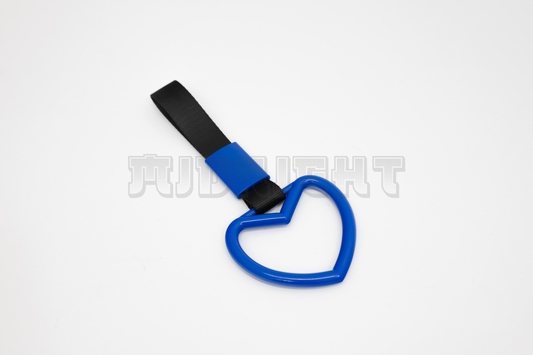 Blue And Black Heart-Shaped Tsurikawa