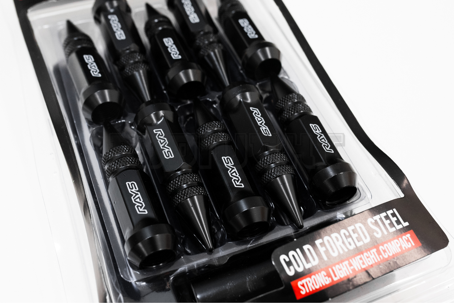 JDM Rays Style Black Spike Racing Quality Lug Nut Set M14x1.5