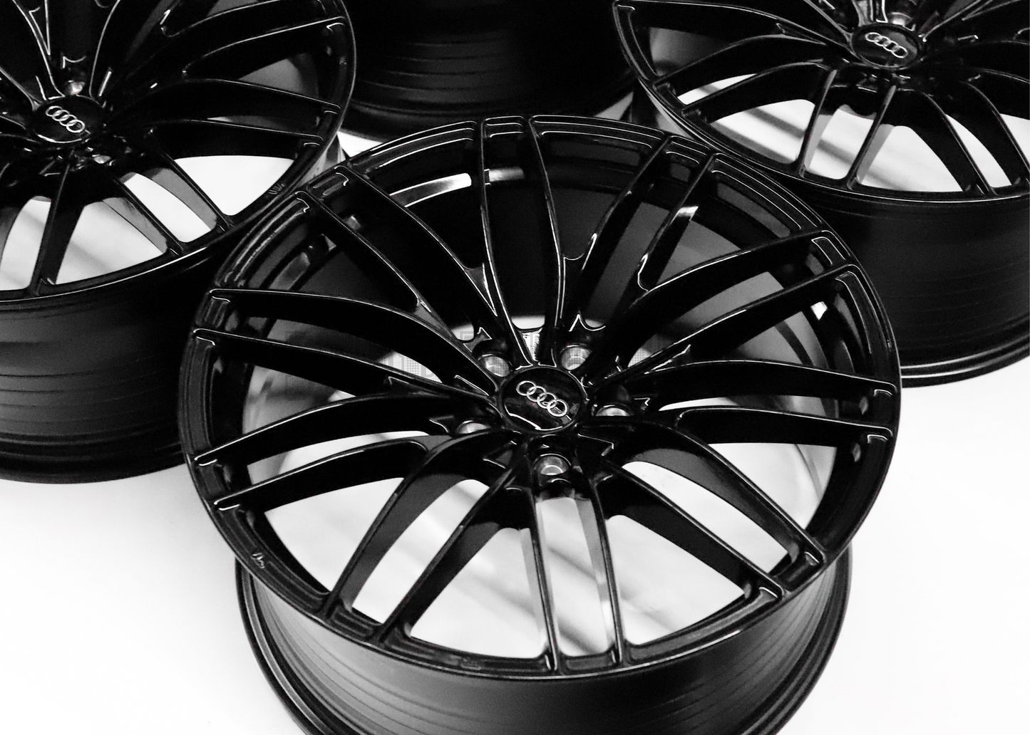 19" Gloss Black ABT Style Wheels For Audi (5x112) Square Set