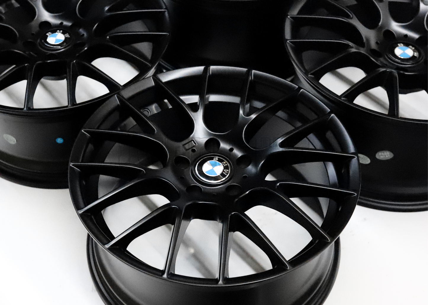 19" Matte Black M Sport Style Wheels For BMW (5x120) Staggered Set 19x8.5/9.5