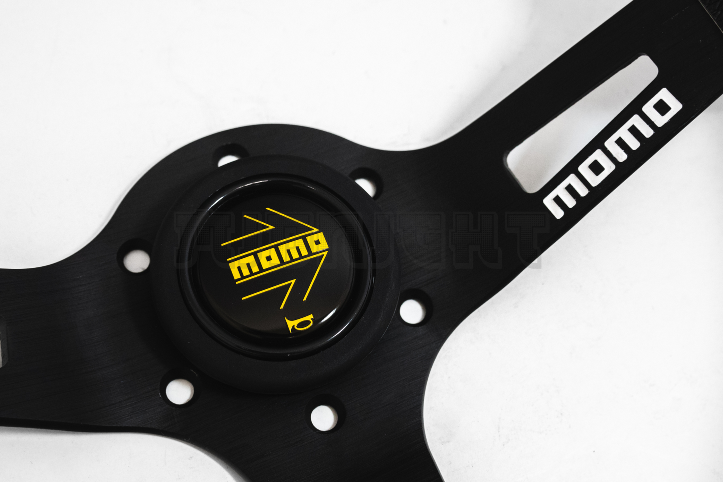 MOMO MOD 08 Style 350mm Leather Steering Wheel