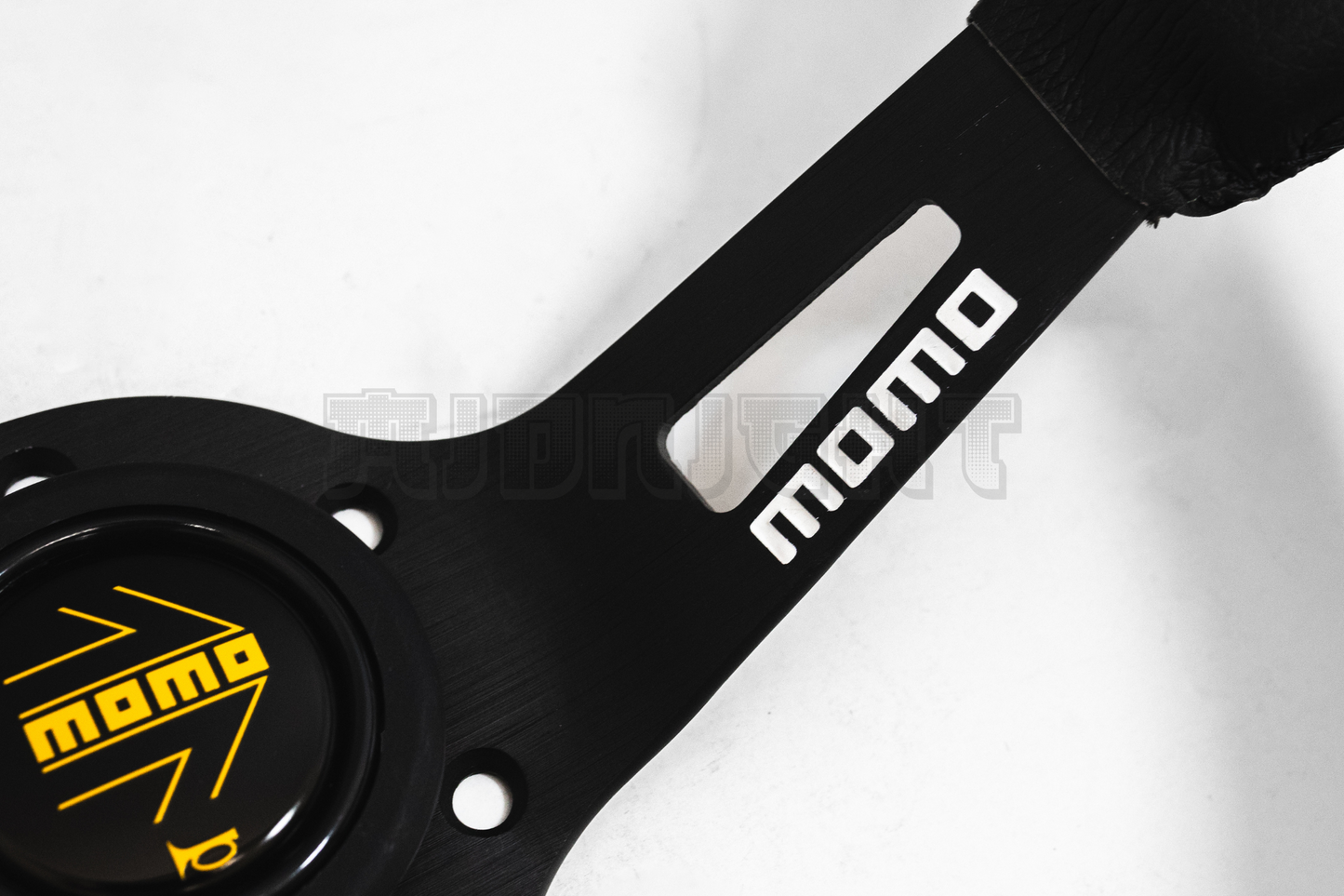 MOMO MOD 08 Style 350mm Leather Steering Wheel