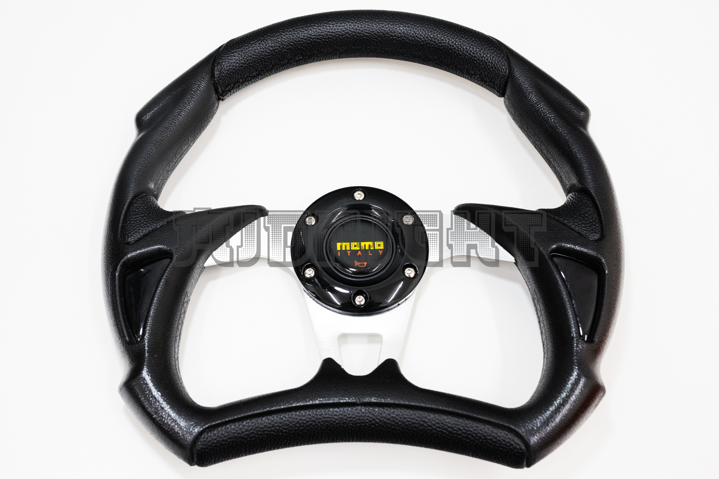 MOMO MOD. 30 Racing Style Faux Leather Steering Wheel