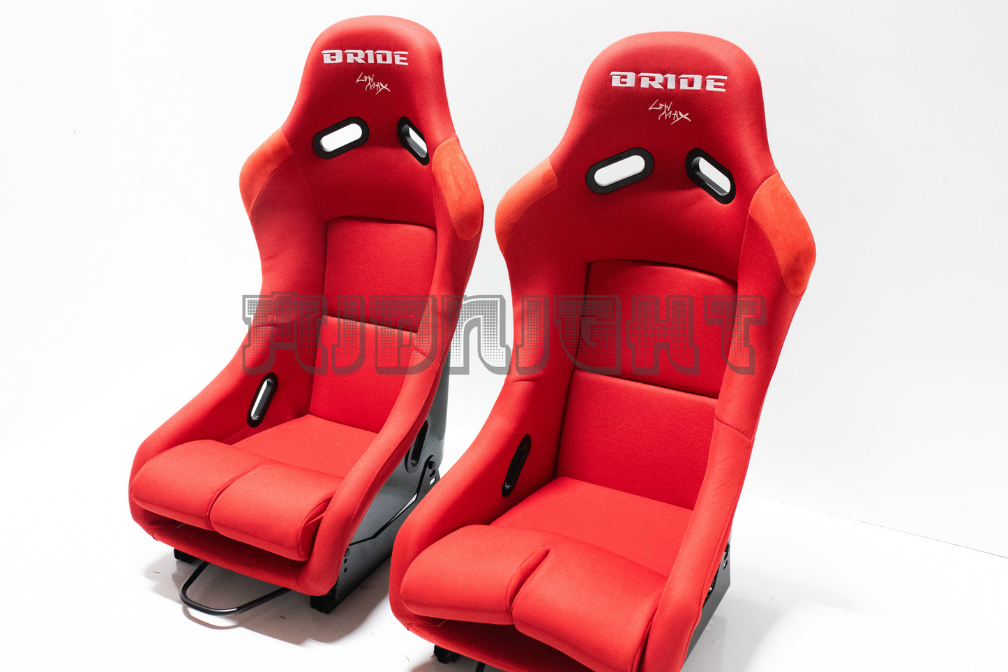 Bride VIOS III Style Carbon Fiber Fixed Back Red Bucket Seat