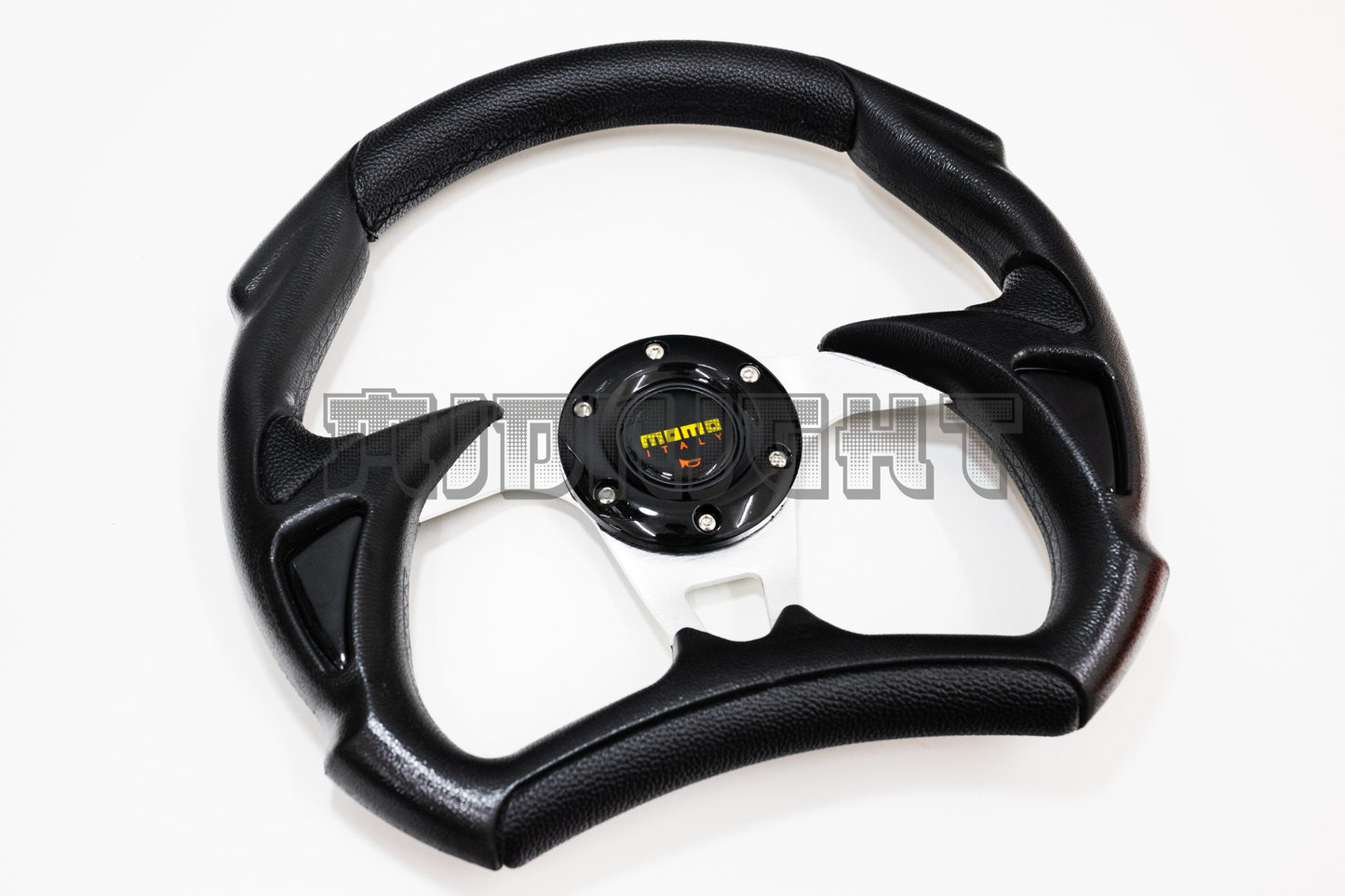 MOMO MOD. 30 Racing Style Faux Leather Steering Wheel