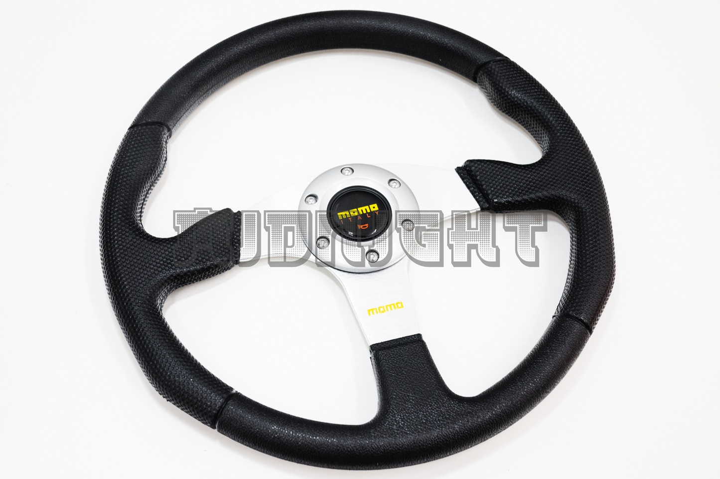 MOMO Race Series Style Faux Leather Steering Wheel