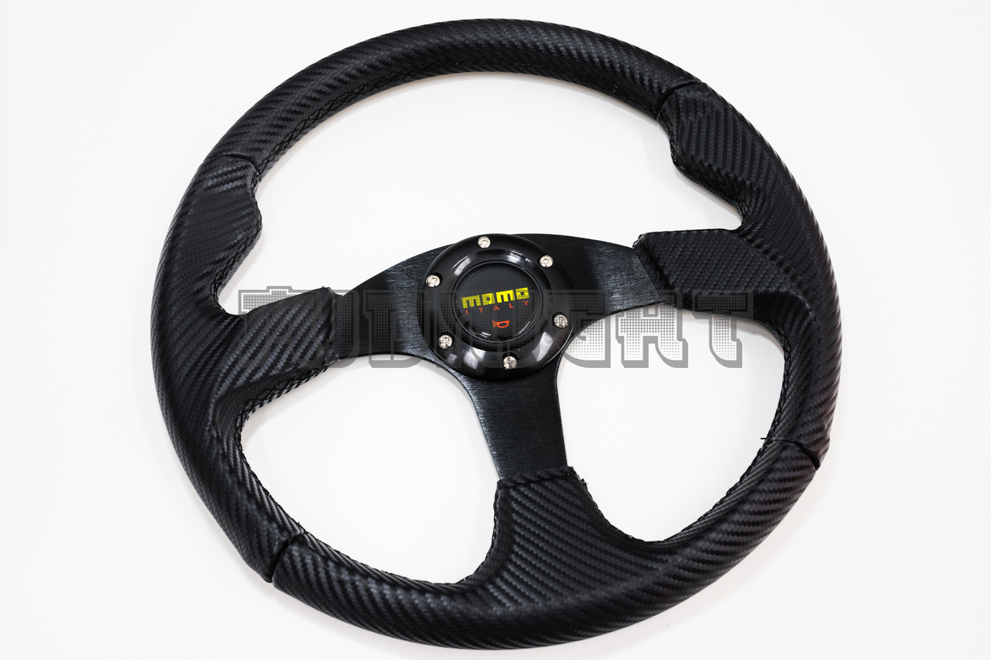 MOMO Race Series Style Carbon Fiber Pattern Steering Wheel