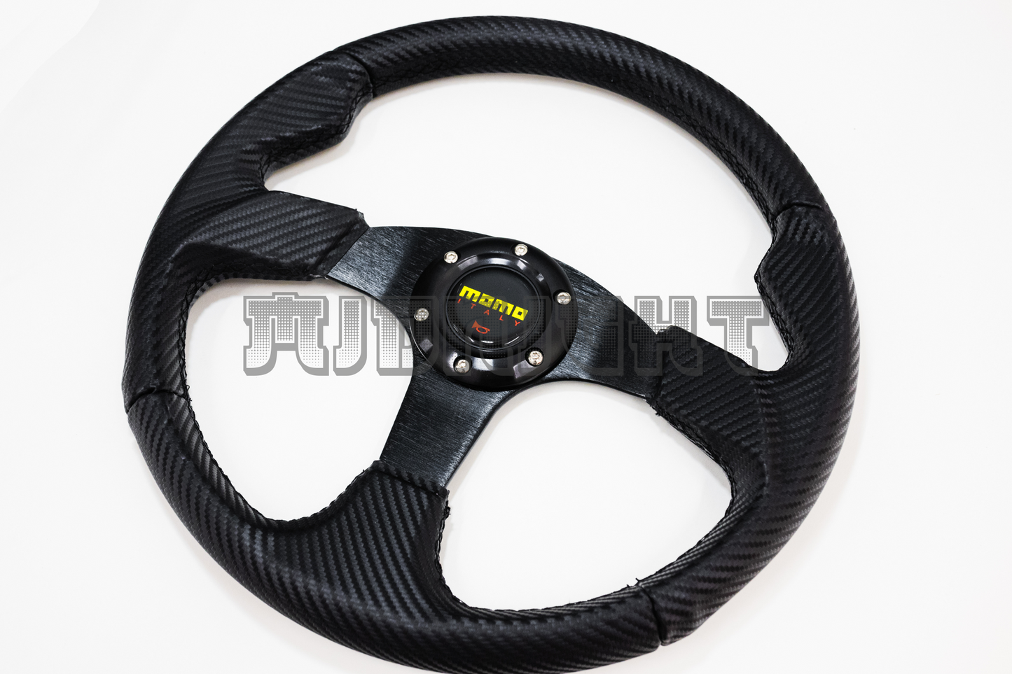 MOMO Race Series Style Carbon Fiber Pattern Steering Wheel