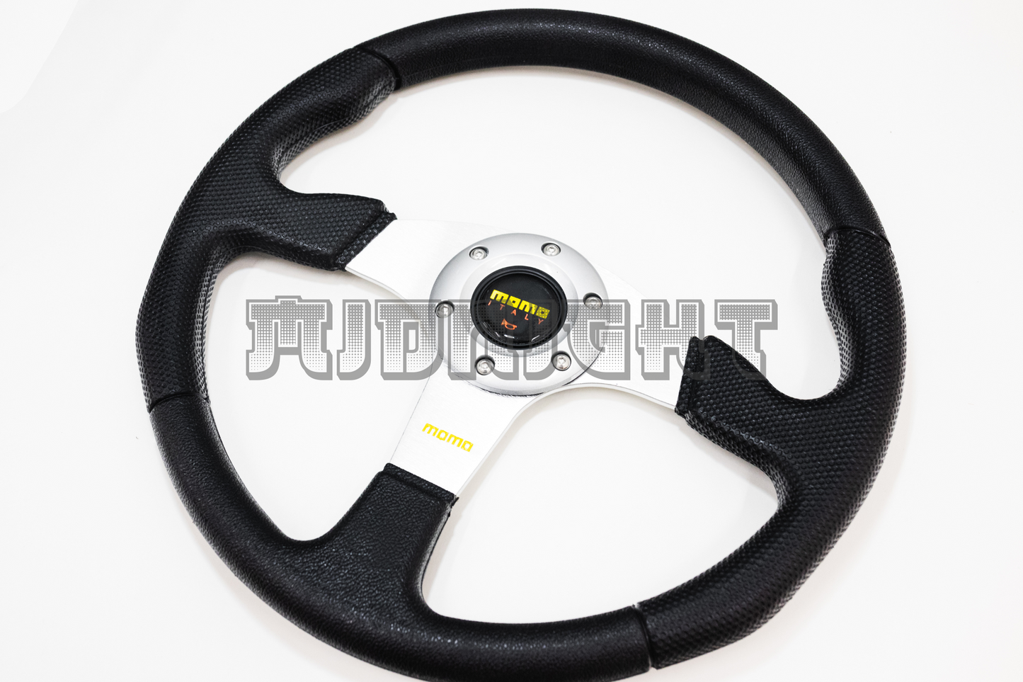 MOMO Race Series Style Faux Leather Steering Wheel