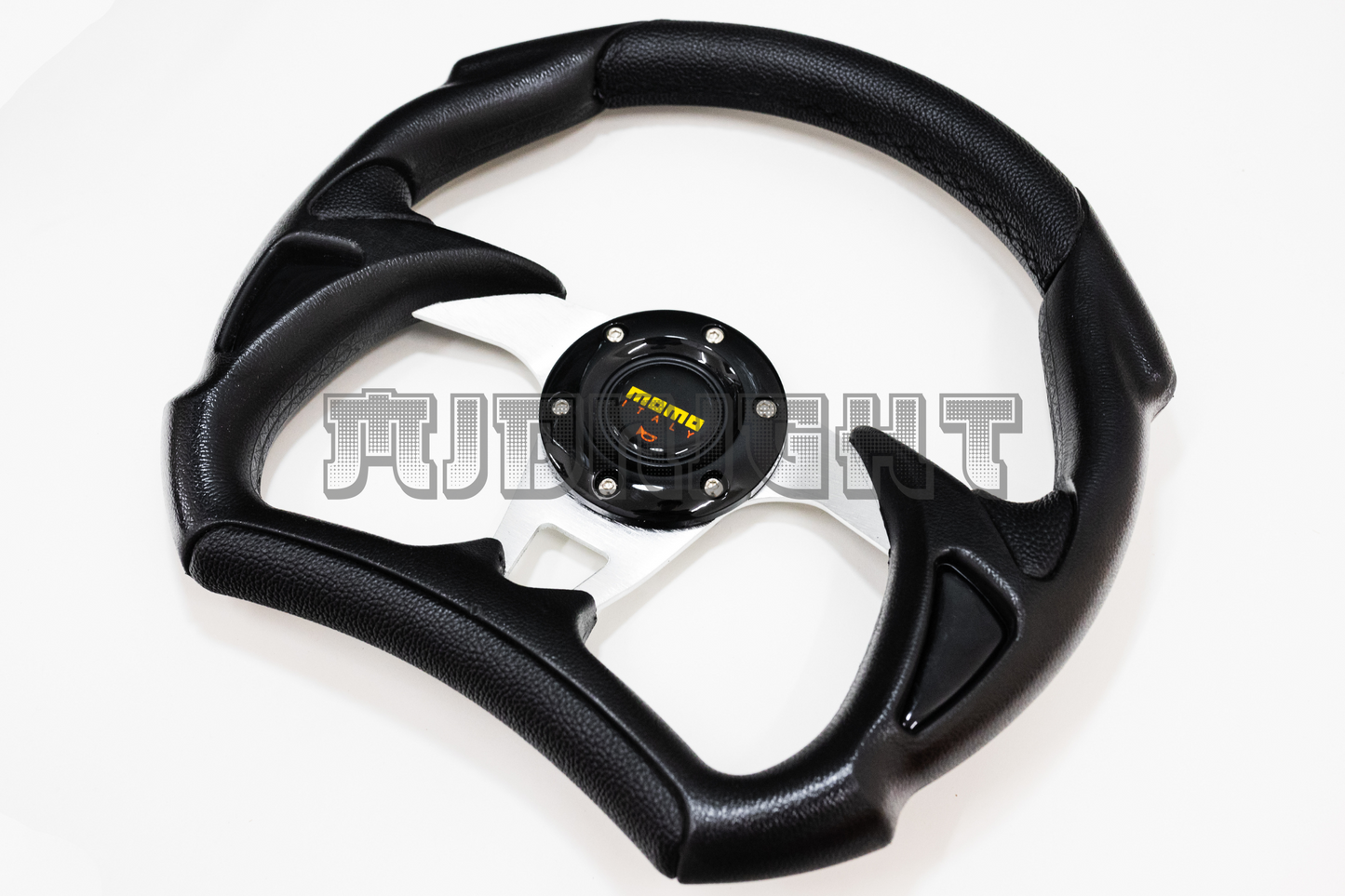 MOMO MOD. 30 Racing Style Faux Leather Steering Wheel