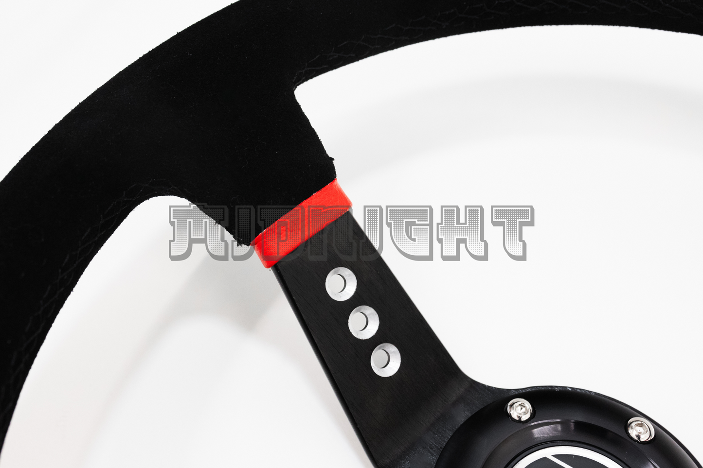 SPARCO L777 Style 350mm Black Alcantara Suede Steering Wheel
