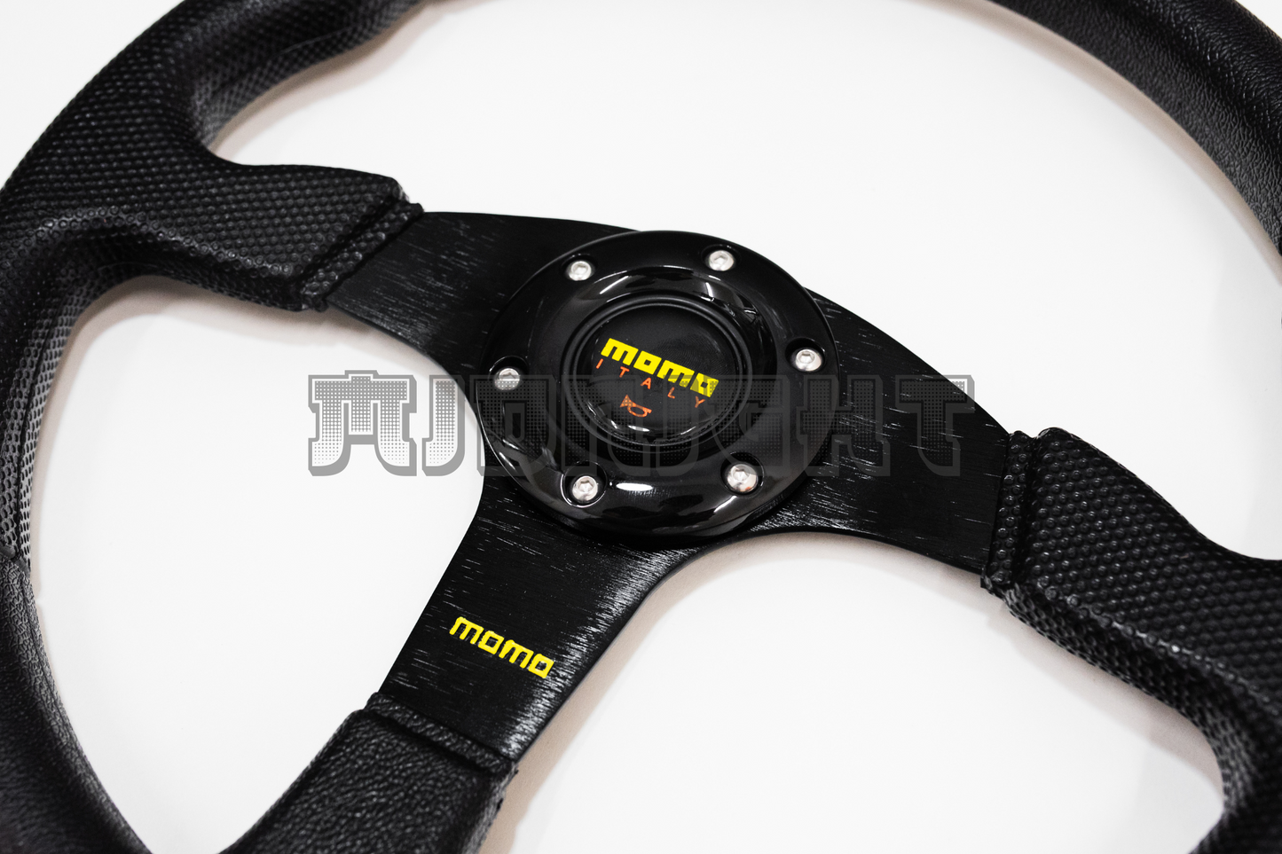 MOMO Race Series Style Faux Leather Steering Wheel