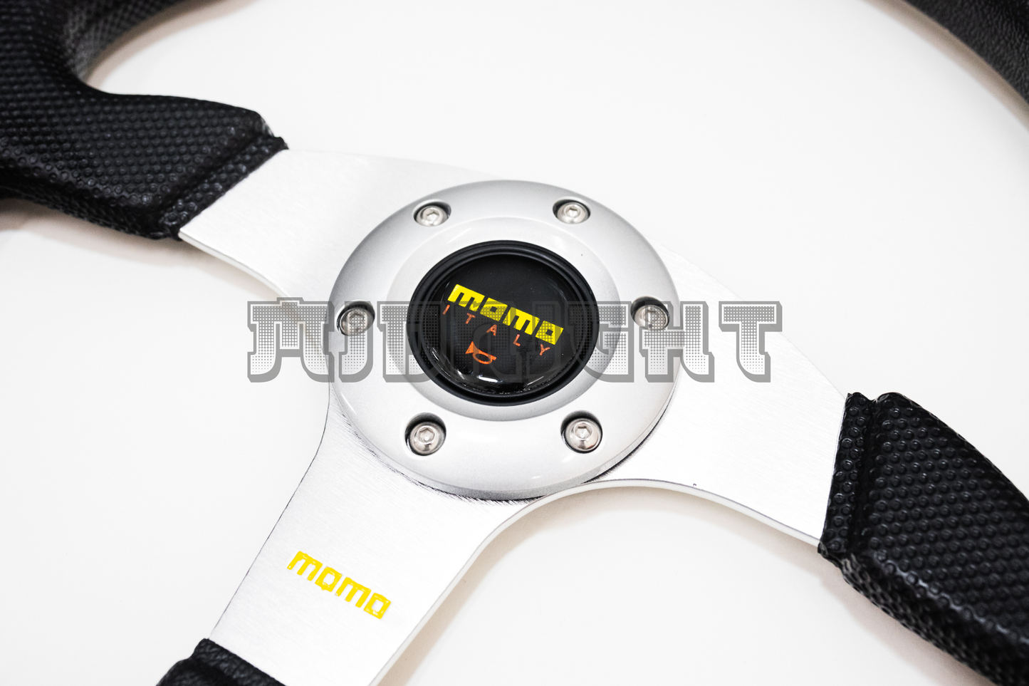 MOMO Race Series Style Faux Leather Steering Wheel