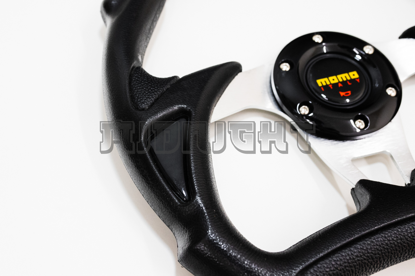 MOMO MOD. 30 Racing Style Faux Leather Steering Wheel