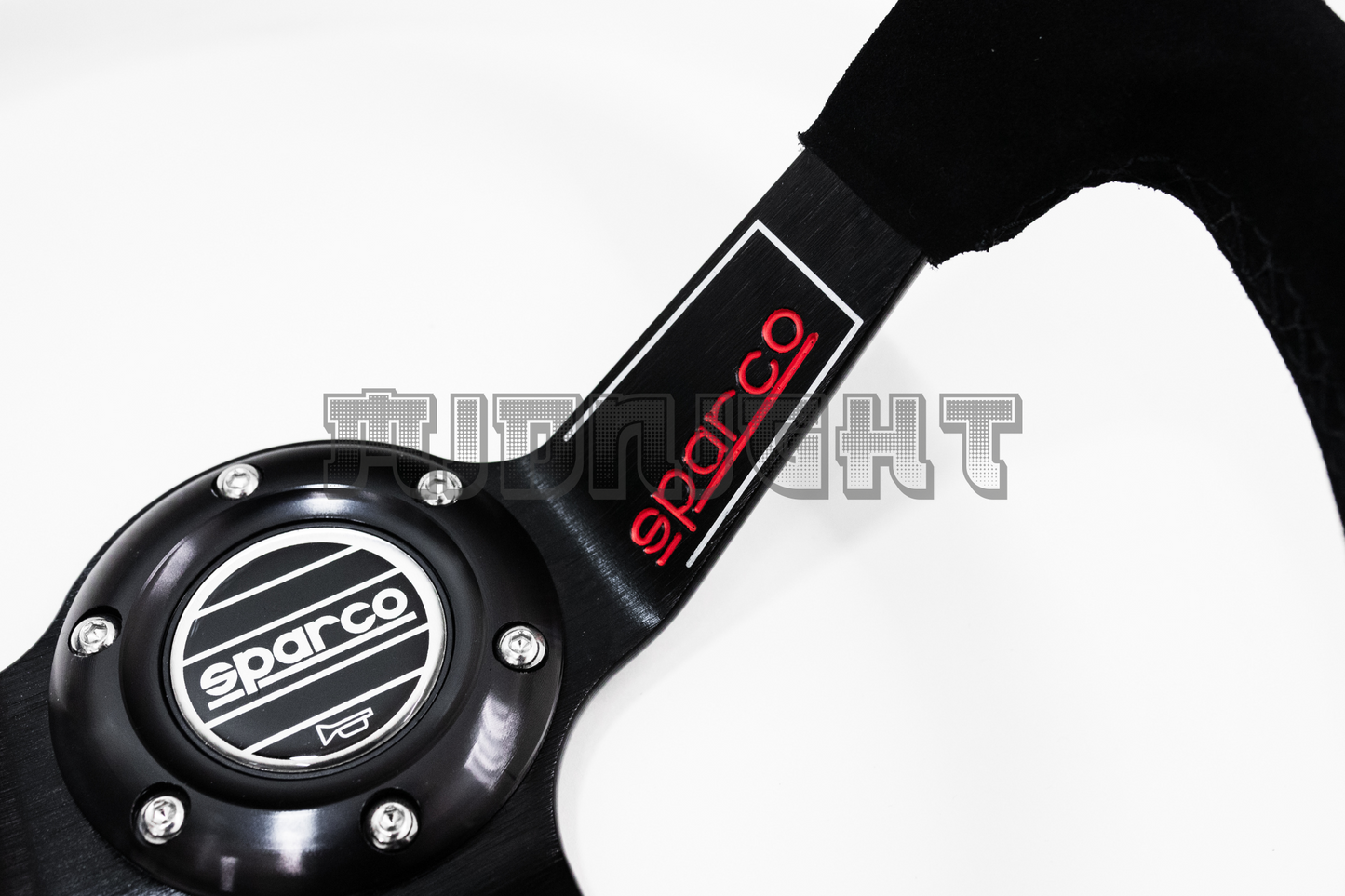 SPARCO L575 Style 350mm Black Alcantara Suede Steering Wheel