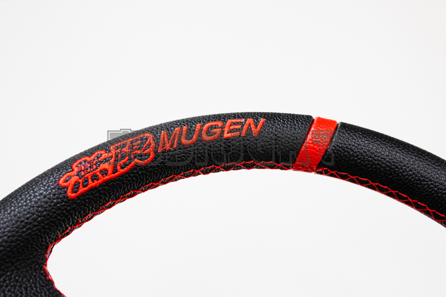 Mugen Power Style Faux Leather Steering Wheel
