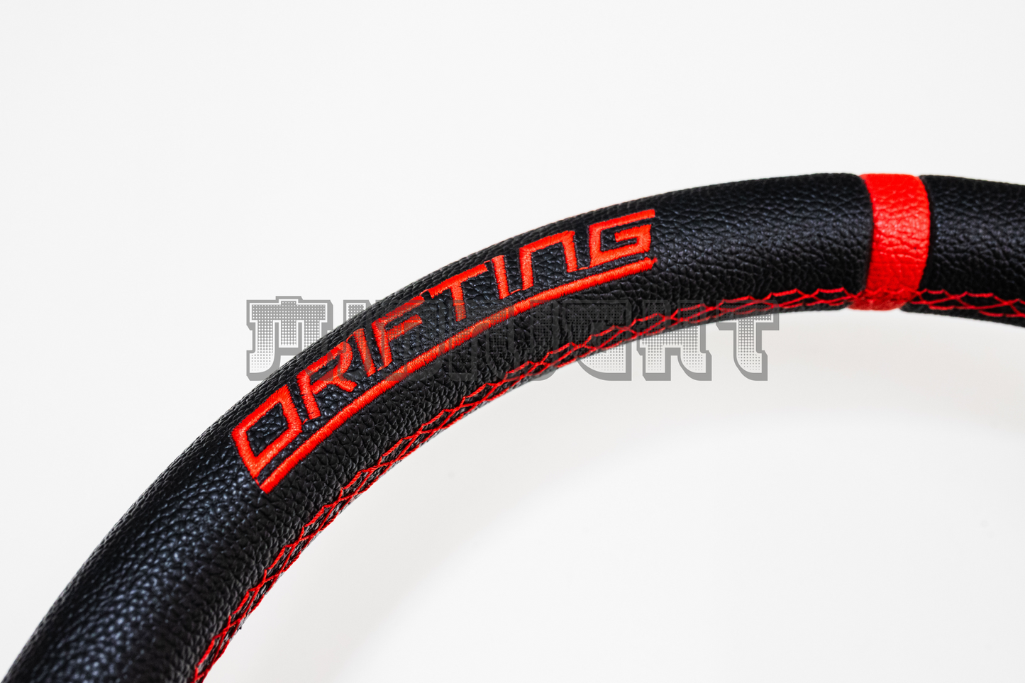 MOMO MOD 08 Style Black Faux Leather Steering Wheel