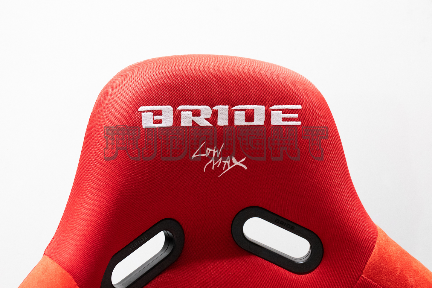 Bride VIOS III Style Carbon Fiber Fixed Back Red Bucket Seat