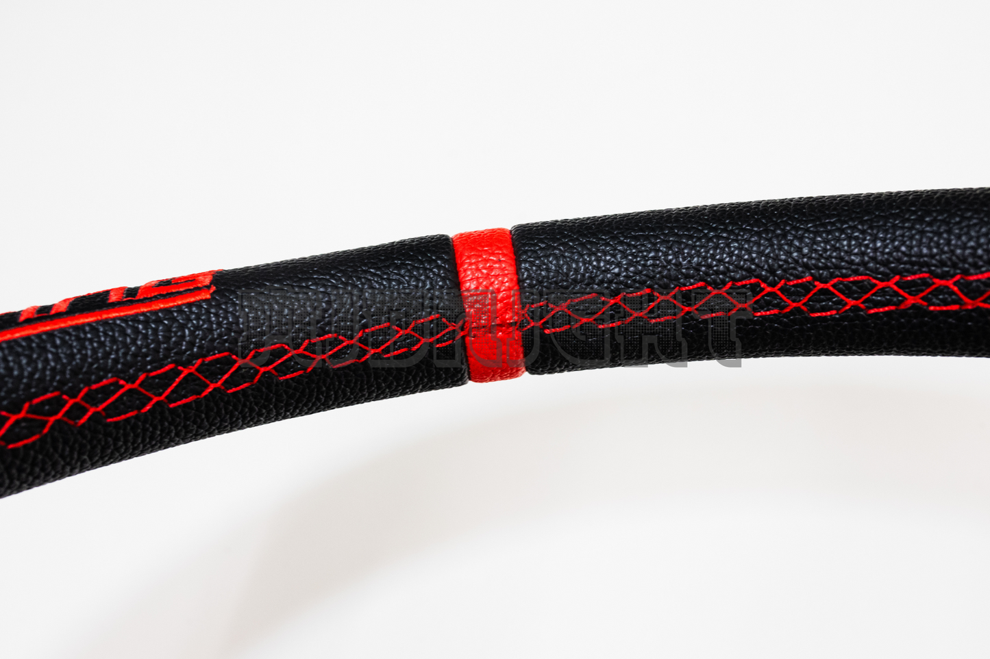 MOMO MOD 08 Style Black Faux Leather Steering Wheel