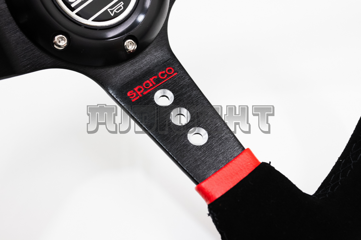SPARCO L777 Style 350mm Black Alcantara Suede Steering Wheel