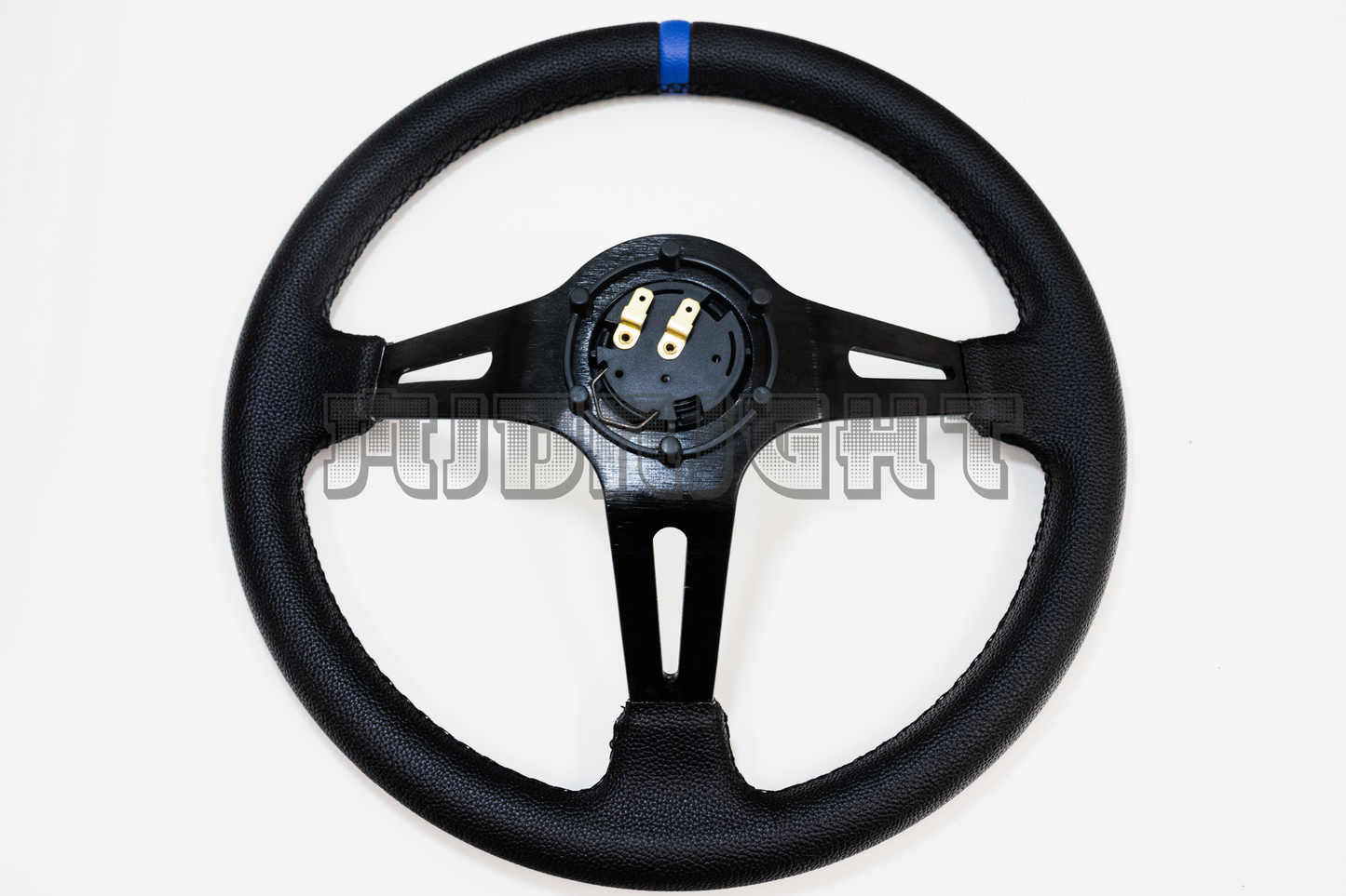 MOMO MOD 08 Style 350mm Faux Leather Steering Wheel