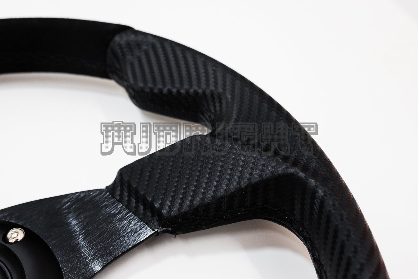 MOMO JET Style 350mm Carbon Fiber Alcantara Suede Steering Wheel