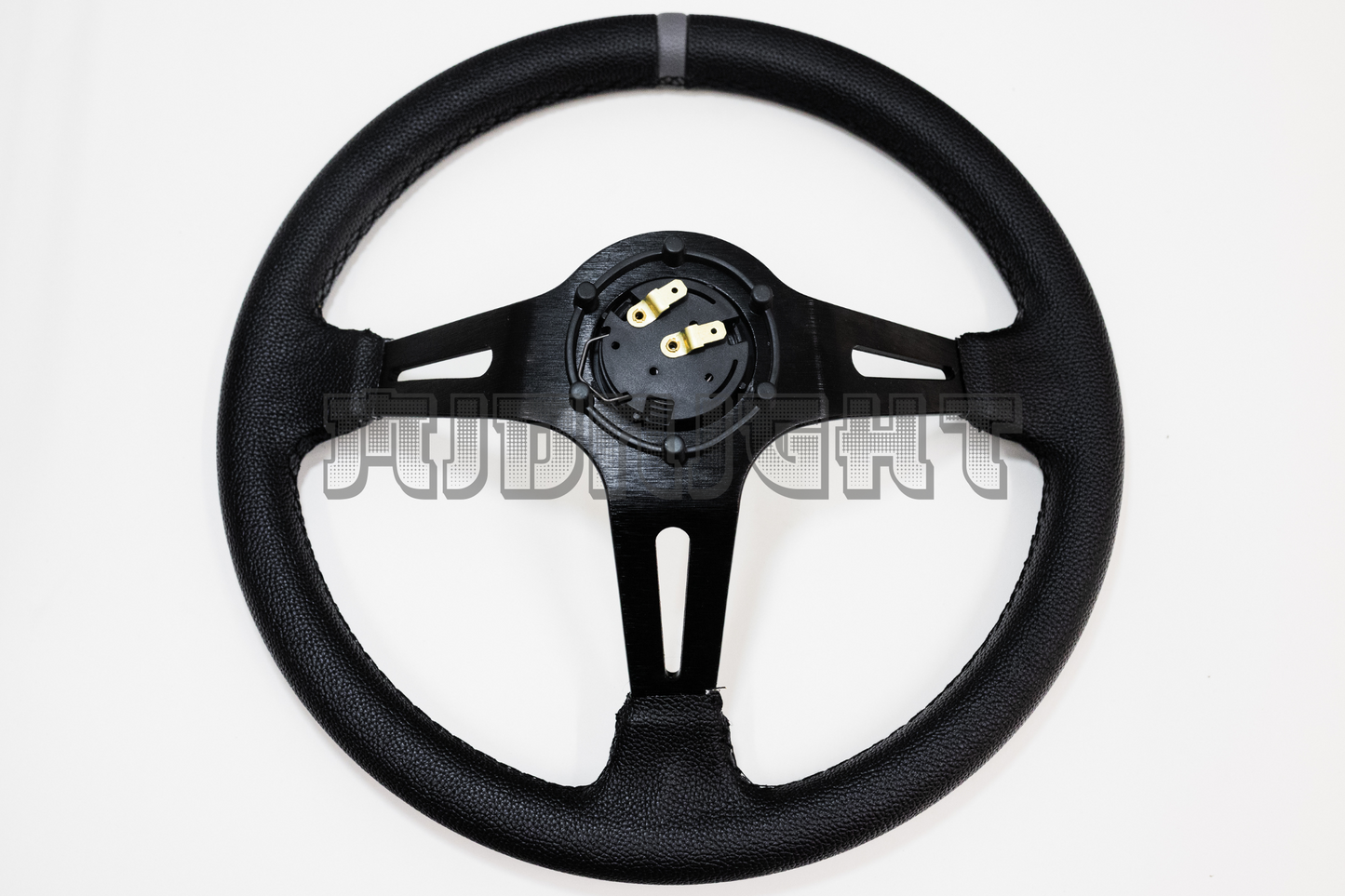 MOMO MOD 08 Style 350mm Faux Leather Steering Wheel