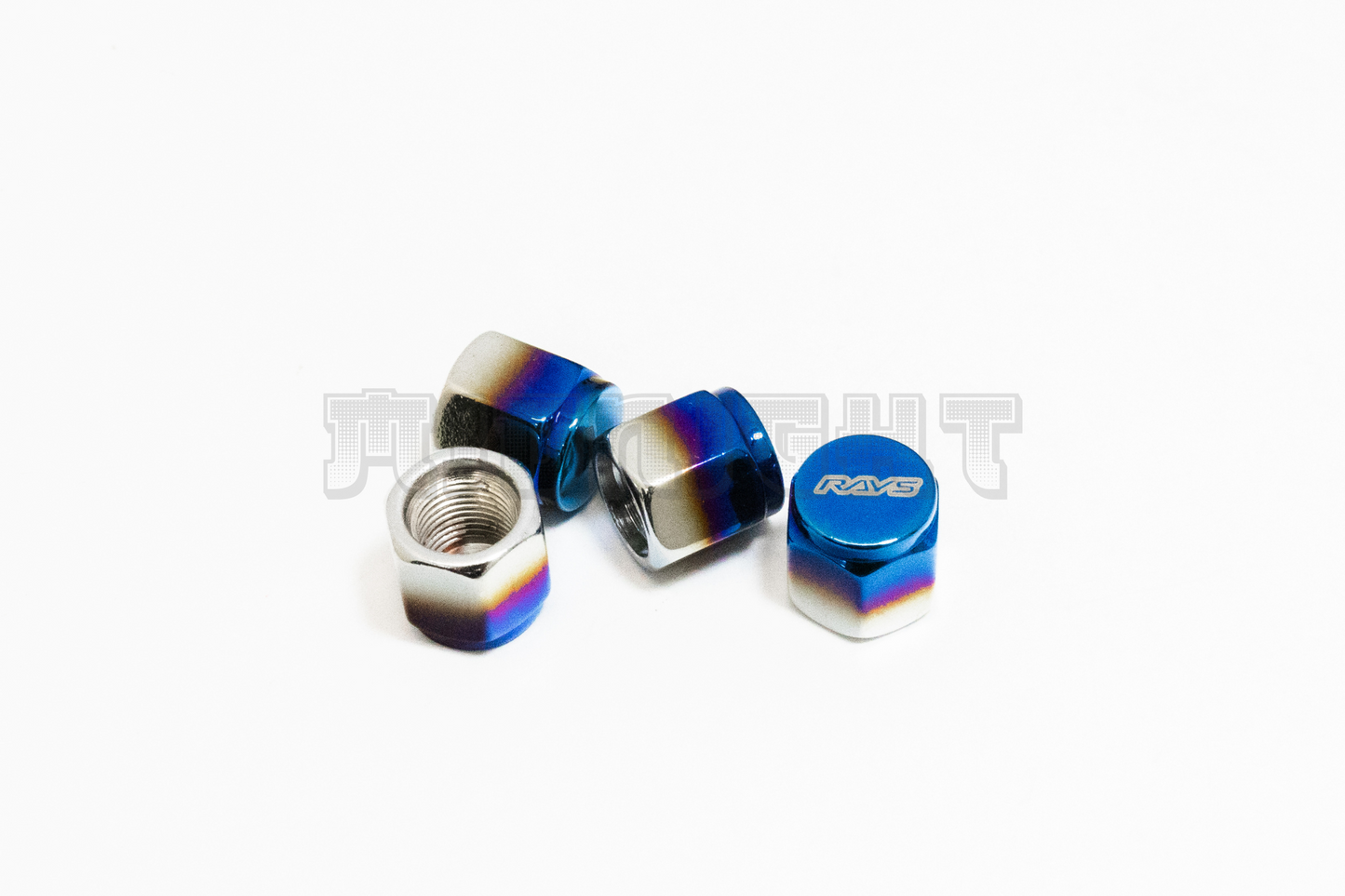 Rays Titanium Valve Stem Caps
