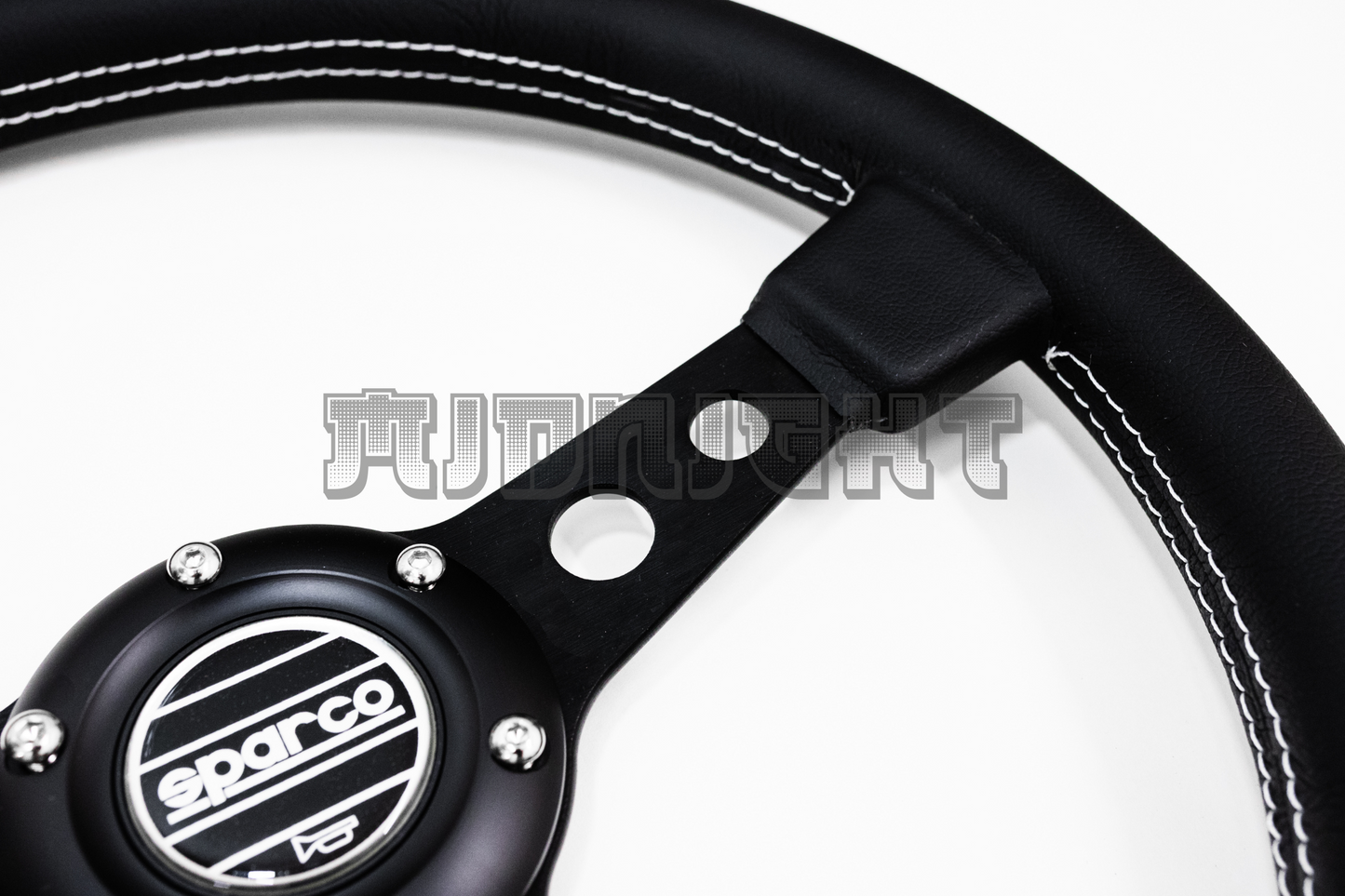 SPARCO x Prototipo Style Black Leather Steering Wheel