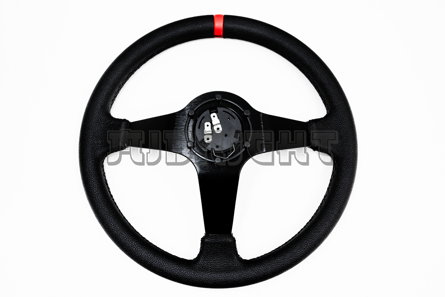 SPARCO L575 Style 350mm Black Faux Leather Steering Wheel