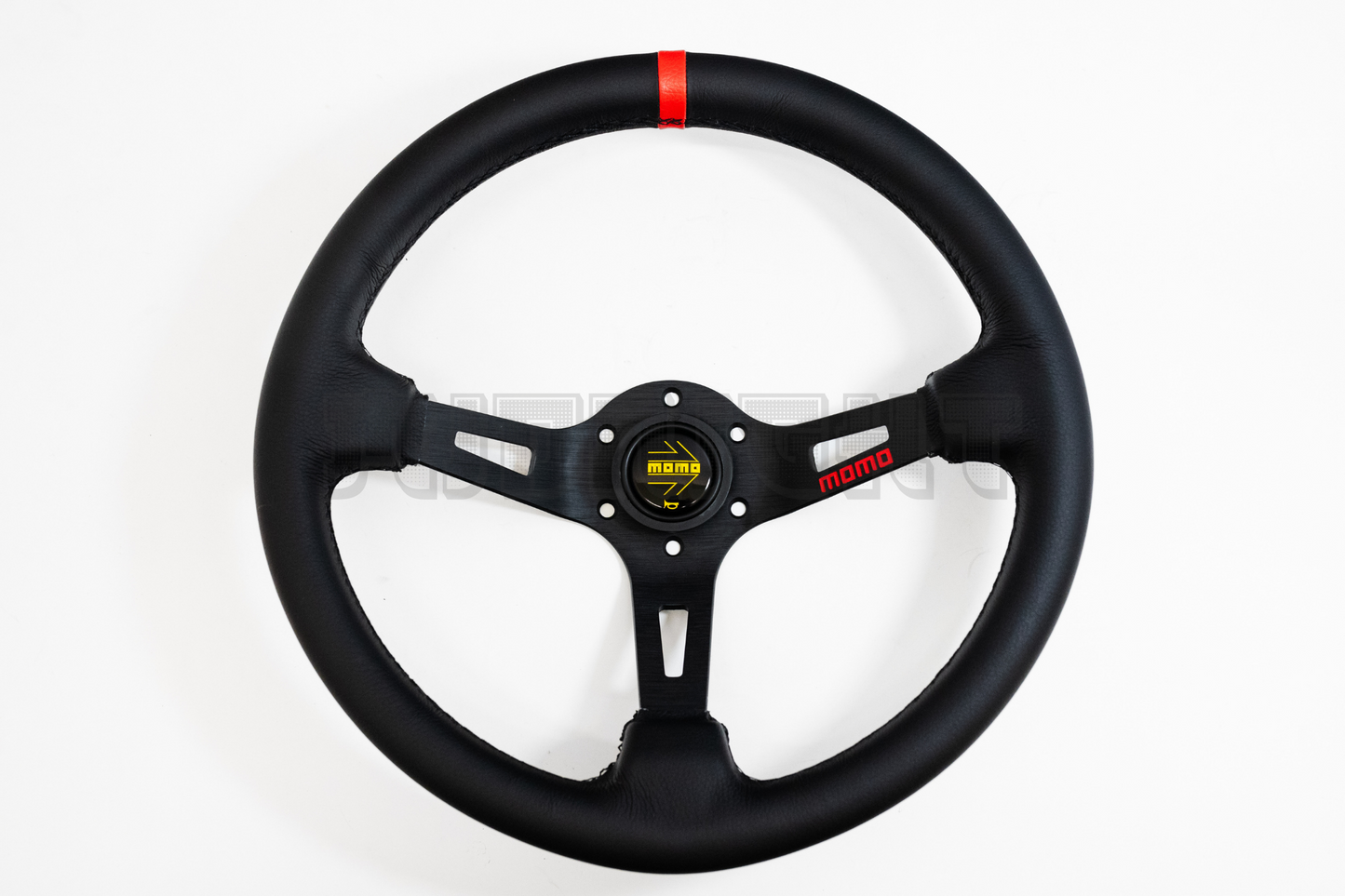 MOMO MOD 08 Style 350mm Leather Steering Wheel