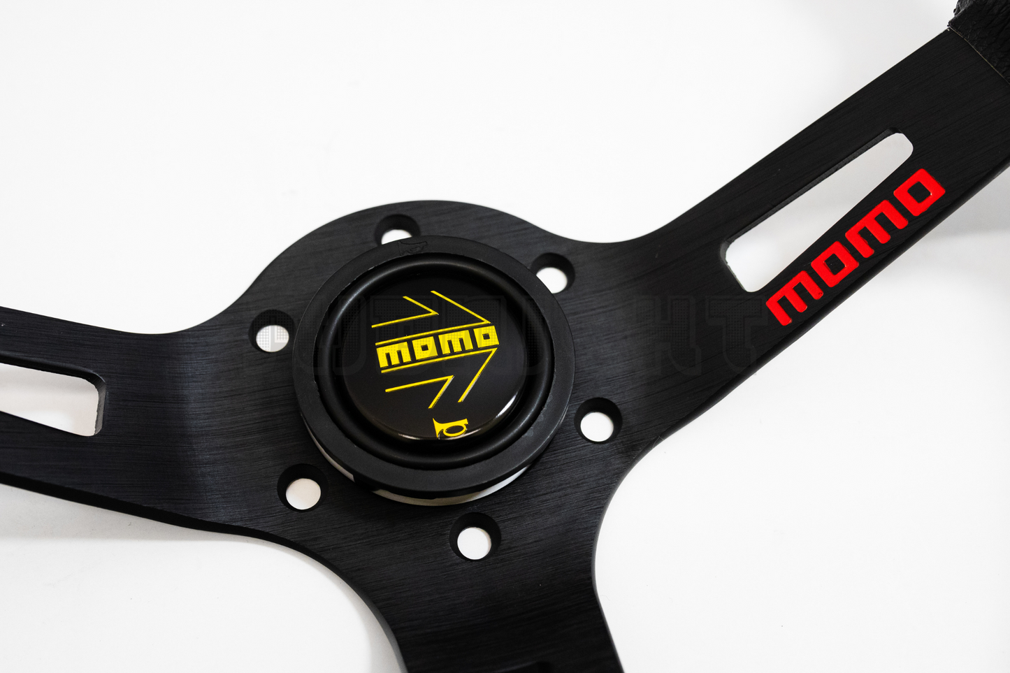 MOMO MOD 08 Style 350mm Leather Steering Wheel