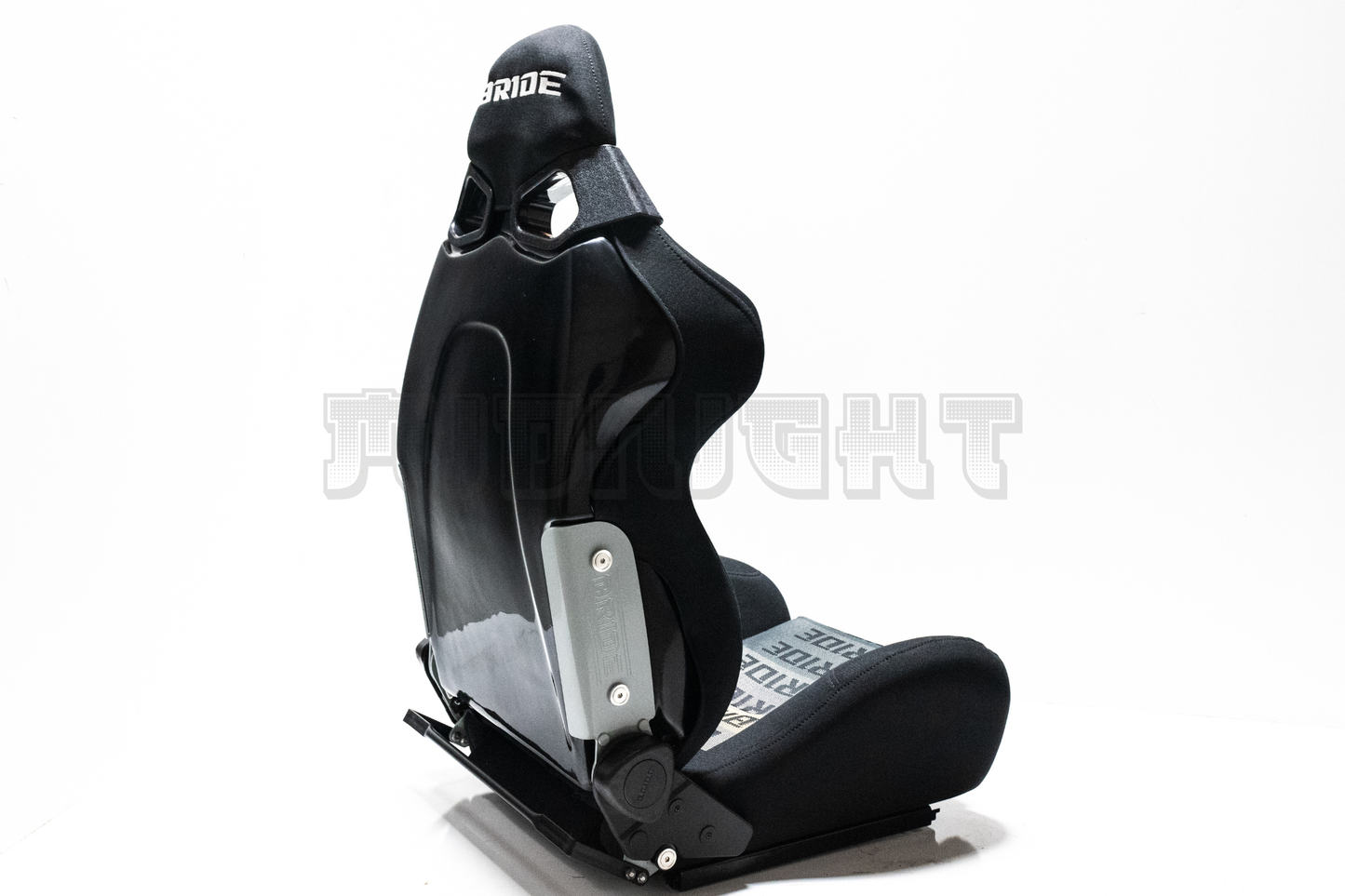 Bride Vorga Style Black Fabric Gradation Reclinable Bucket Seat