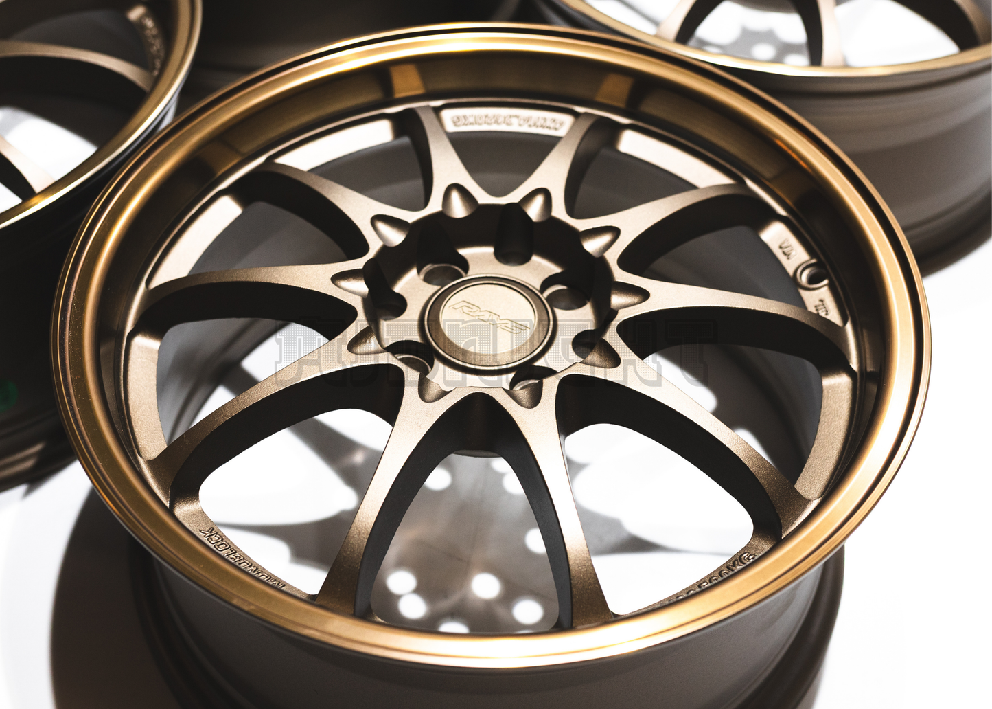 16" Bronze Rays Volk Racing CE28 Style Wheels (4x100) (4x114.3) Square Set