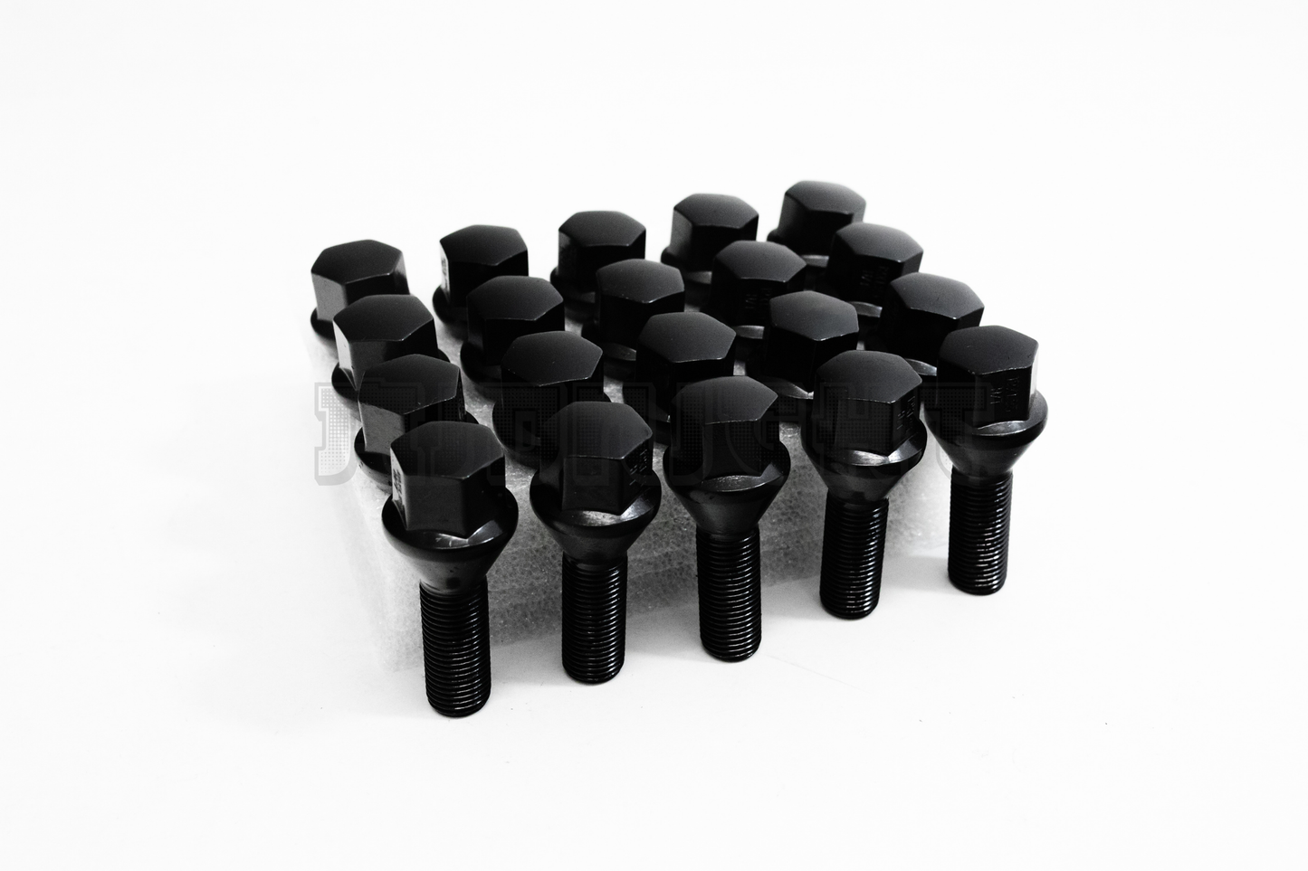 20x Black 12x1.25 Cone Seat Wheel Lug Bolts Fit Dart Compass Renegade Cherokee