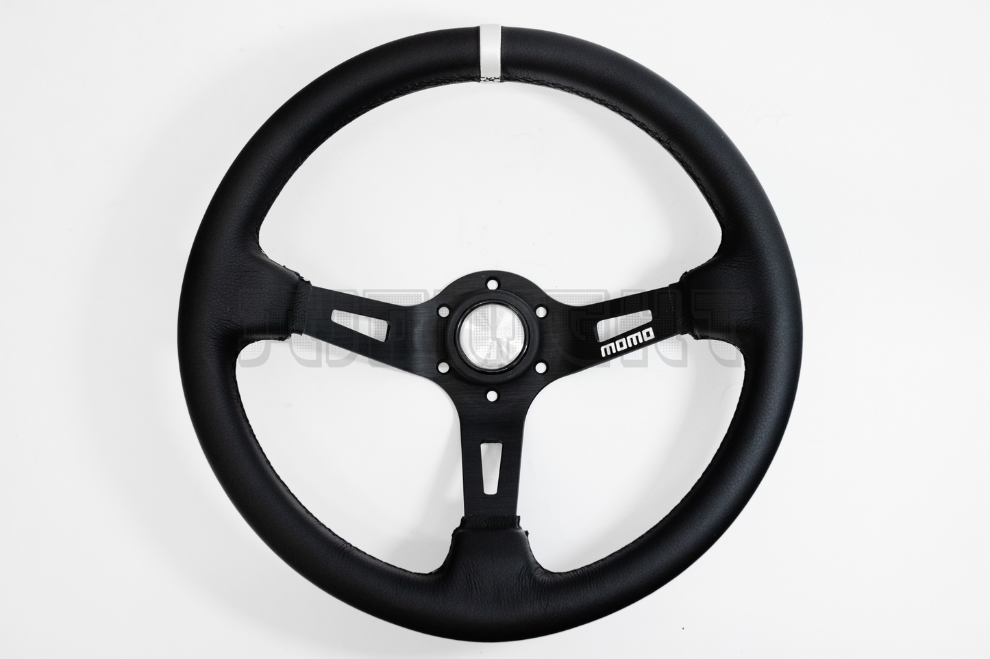 MOMO MOD 08 Style 350mm Leather Steering Wheel