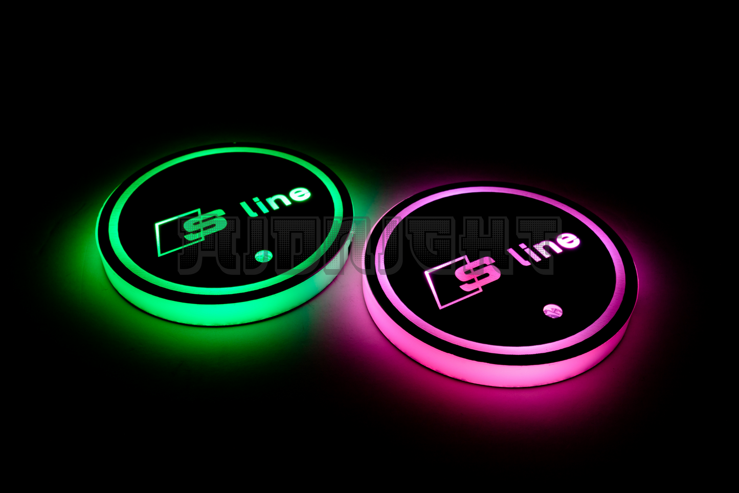 Audi S Line LED Cup Holder Coaster