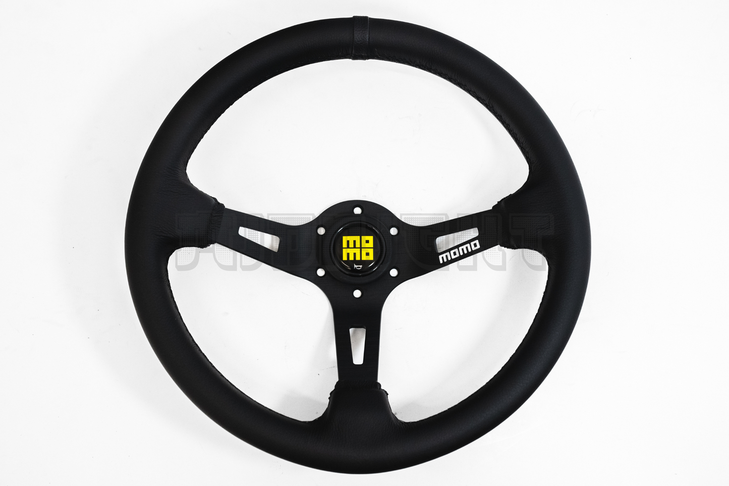 MOMO MOD 08 Style 350mm Leather Steering Wheel