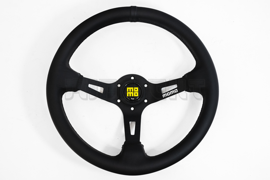 MOMO MOD 08 Style 350mm Leather Steering Wheel