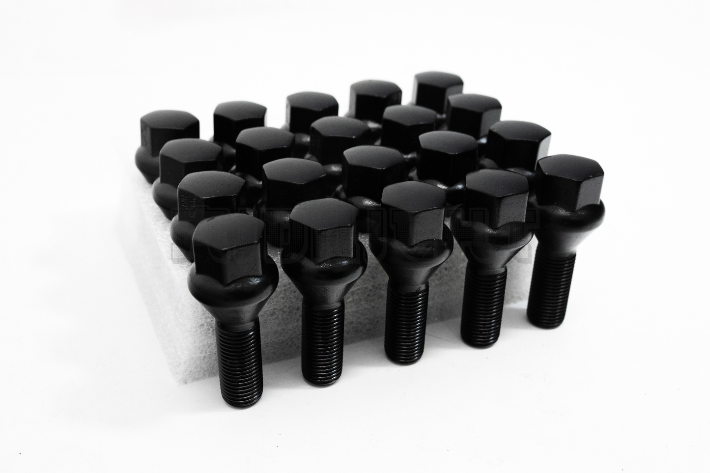 20x Black 12x1.25 Wheel Lug Bolt 28mm Shank Fit Cherokee Compass Renegade Dart