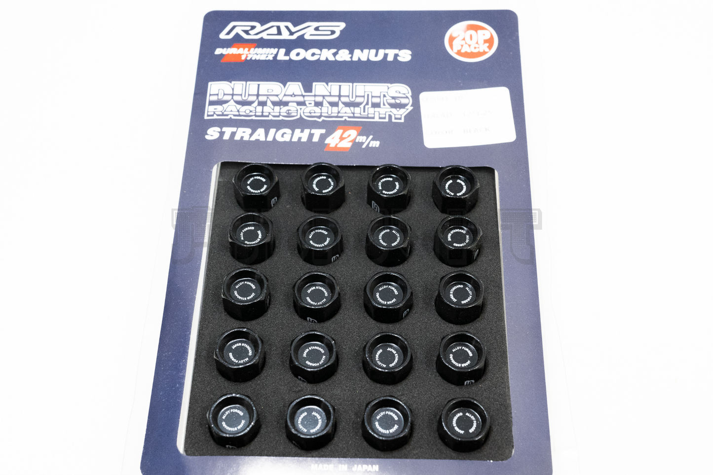 Rays Style DURA-NUTS Racing Quality Lug Nut Lock Set 12x1.25 / 12x1.5
