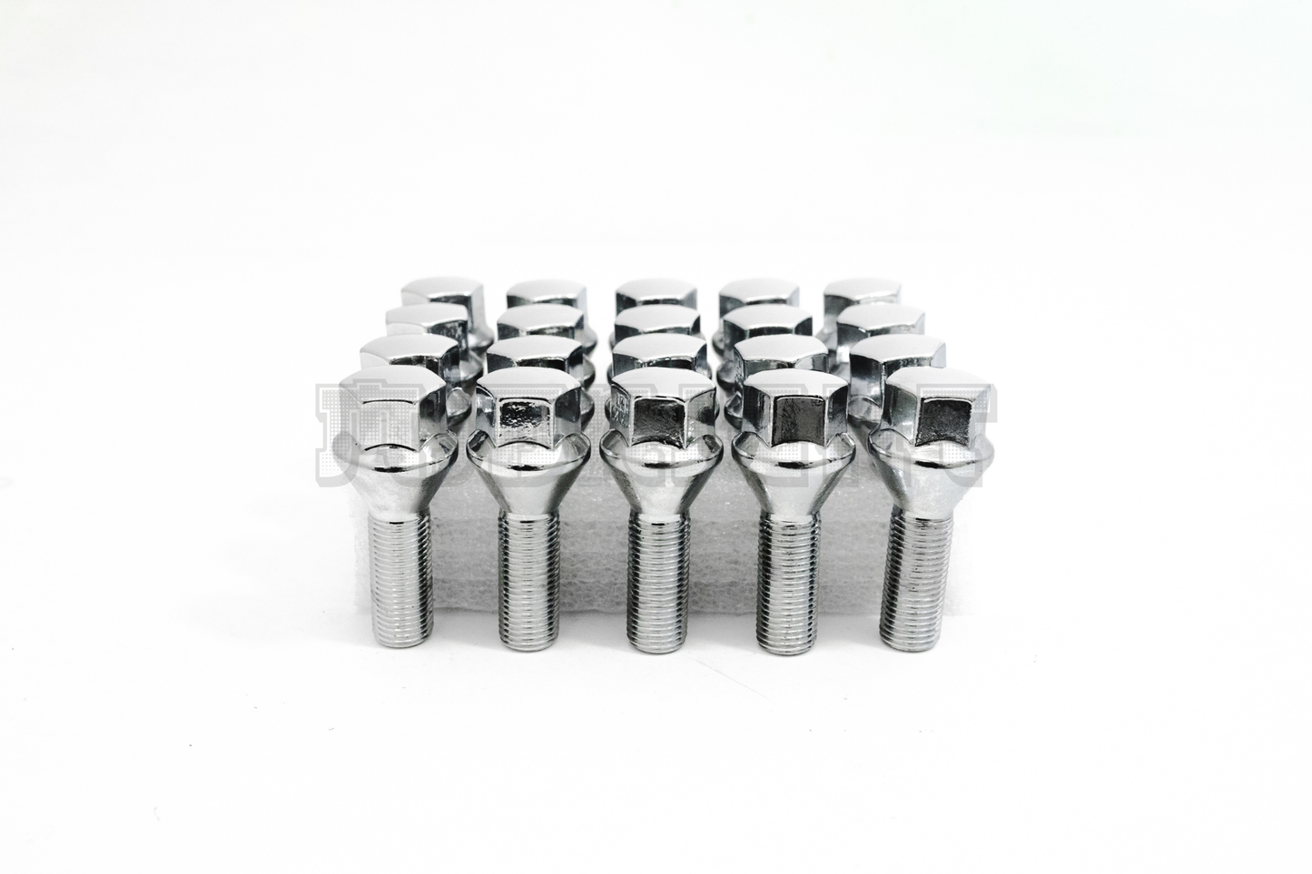 20x 12x1.25 Wheel Lug Bolts Shank 28mm For Chrysler 200 Dodge Dart Jeep Silver