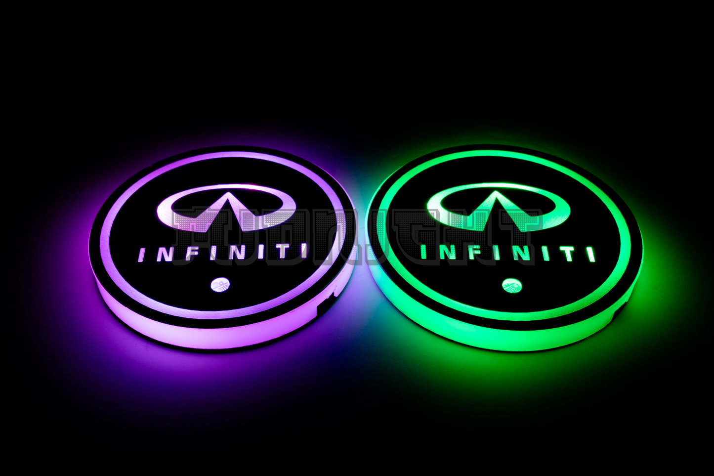 Infiniti LED Cup Holder Coaster