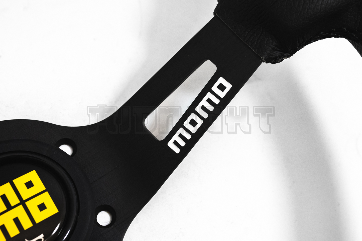 MOMO MOD 08 Style 350mm Leather Steering Wheel