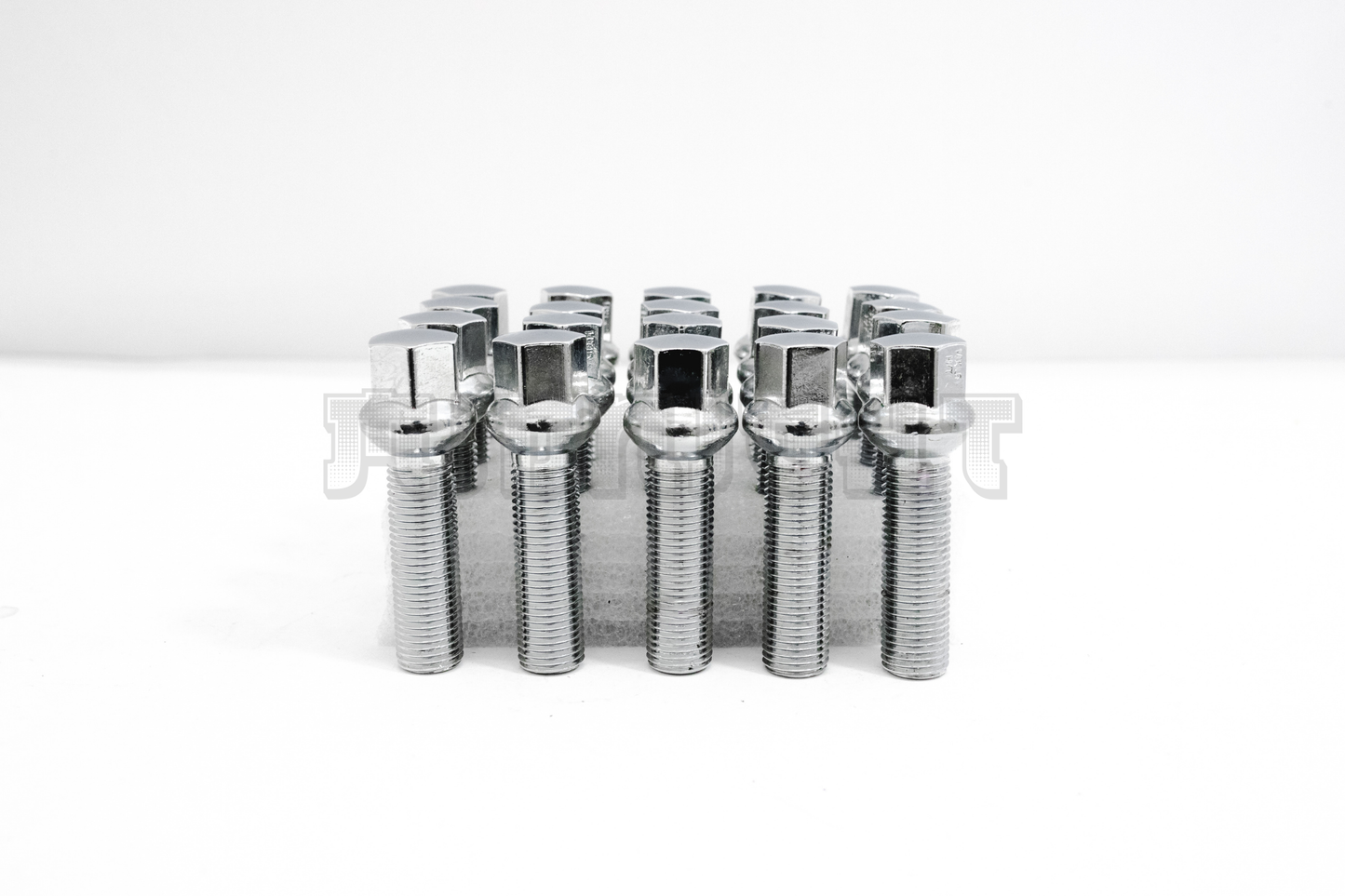 20x Chrome 14x1.5 Ball Seat Wheel Lug Bolts 45mm Shank Fit Mercedes Stock Wheels