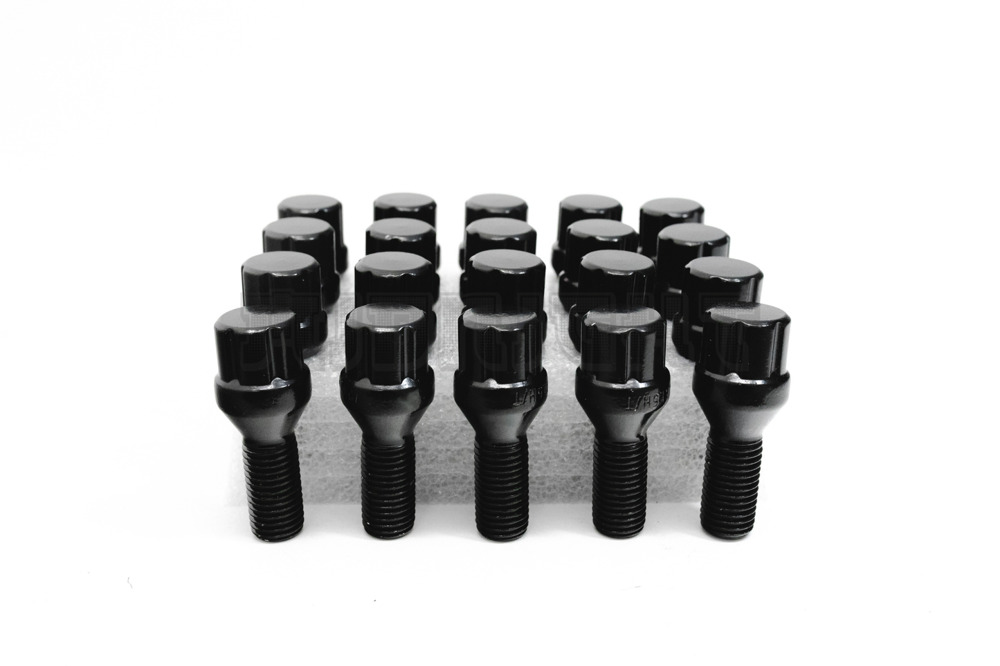 20x Black Spline Lug Bolts 12x1.5 For BMW M3 M5 335 135 E46 F10 F30 E36 + Key