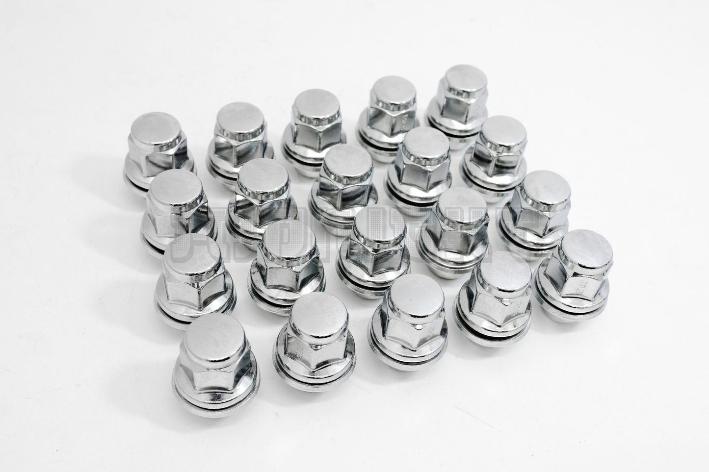 20X Chrome 12x1.5 Wheel Lug Nuts Mag Seat Washer for Lexus Scion Toyota Camry