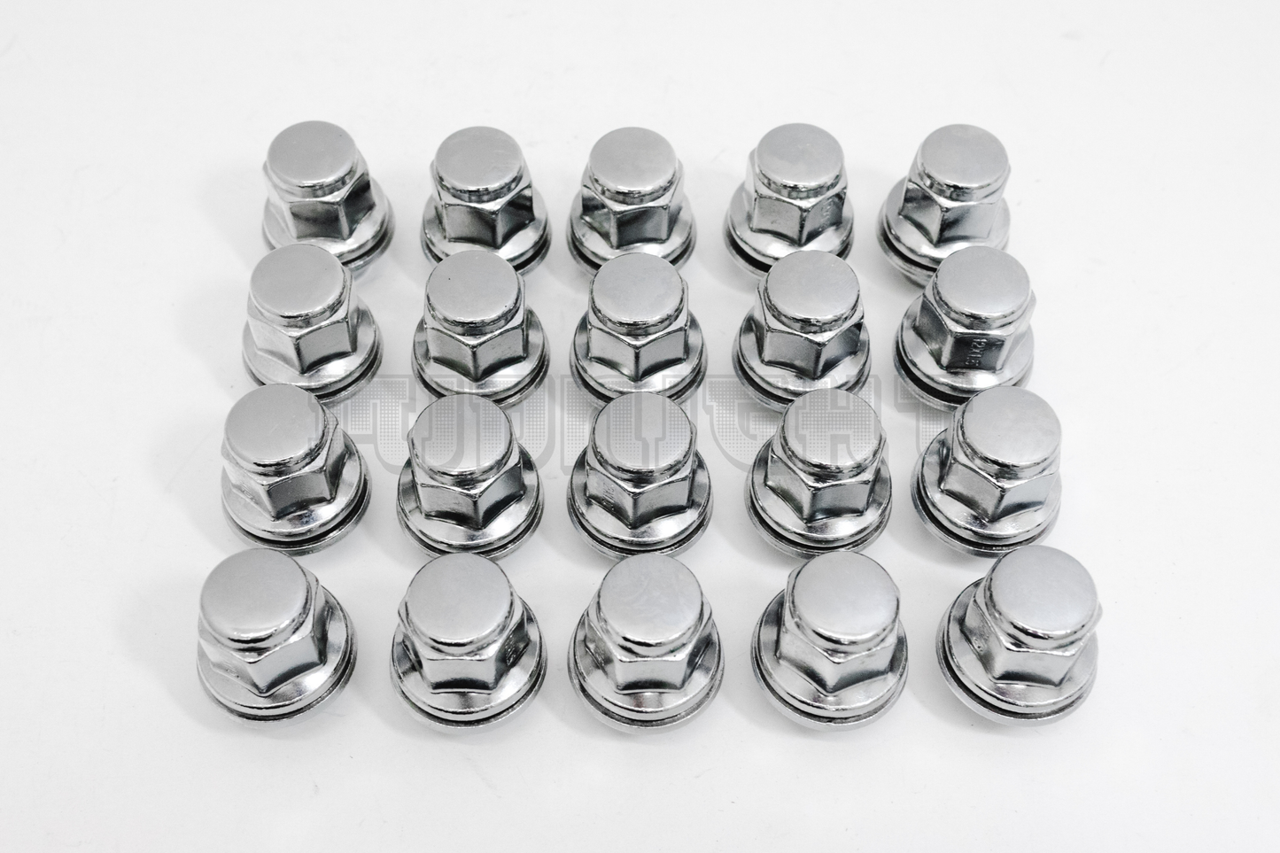 20X Chrome 12x1.5 Wheel Lug Nuts Mag Seat Washer for Lexus Scion Toyota Camry