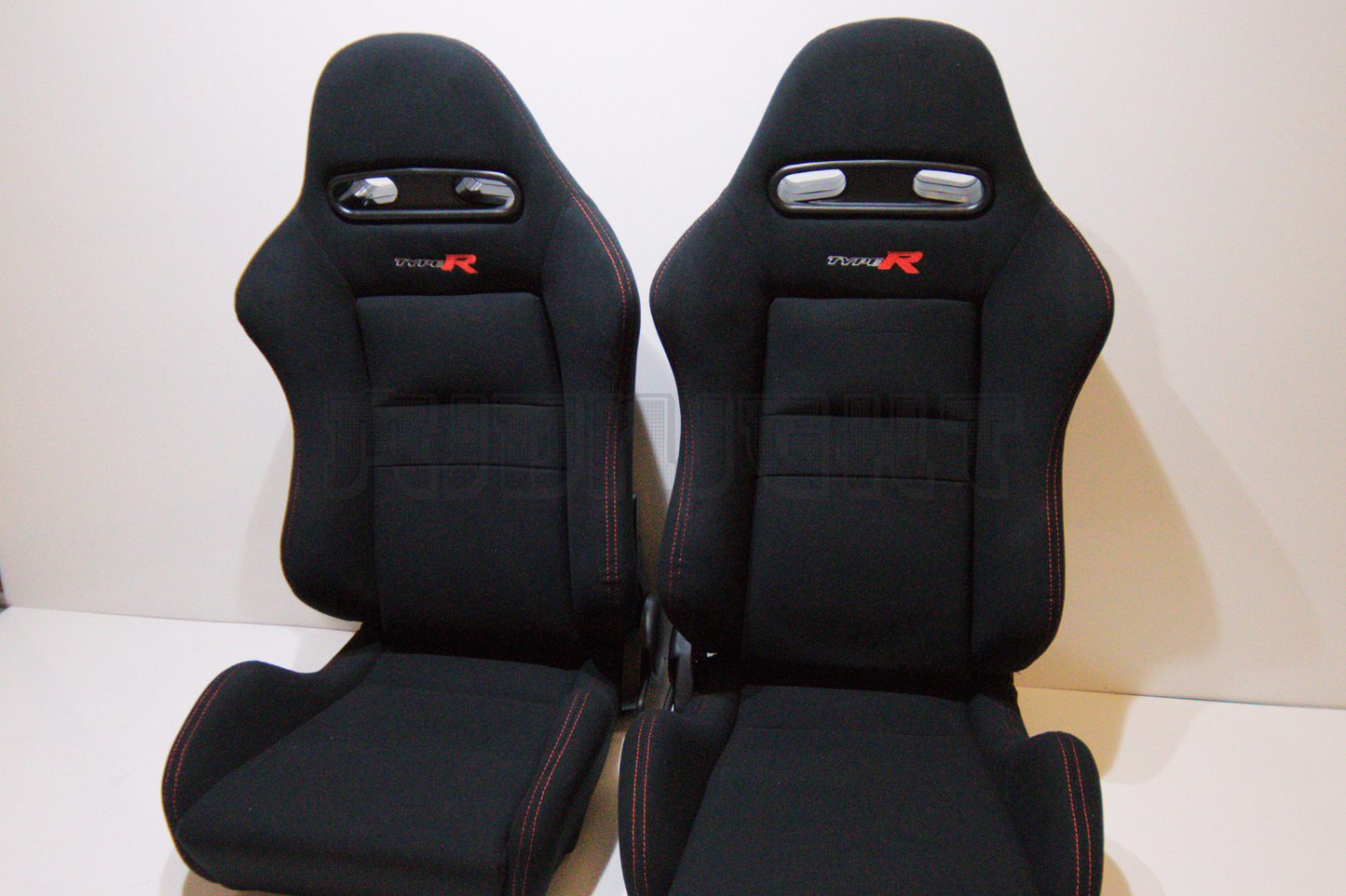Recaro SR3 Type R Style Black Fabric Reclinable Bucket Seat