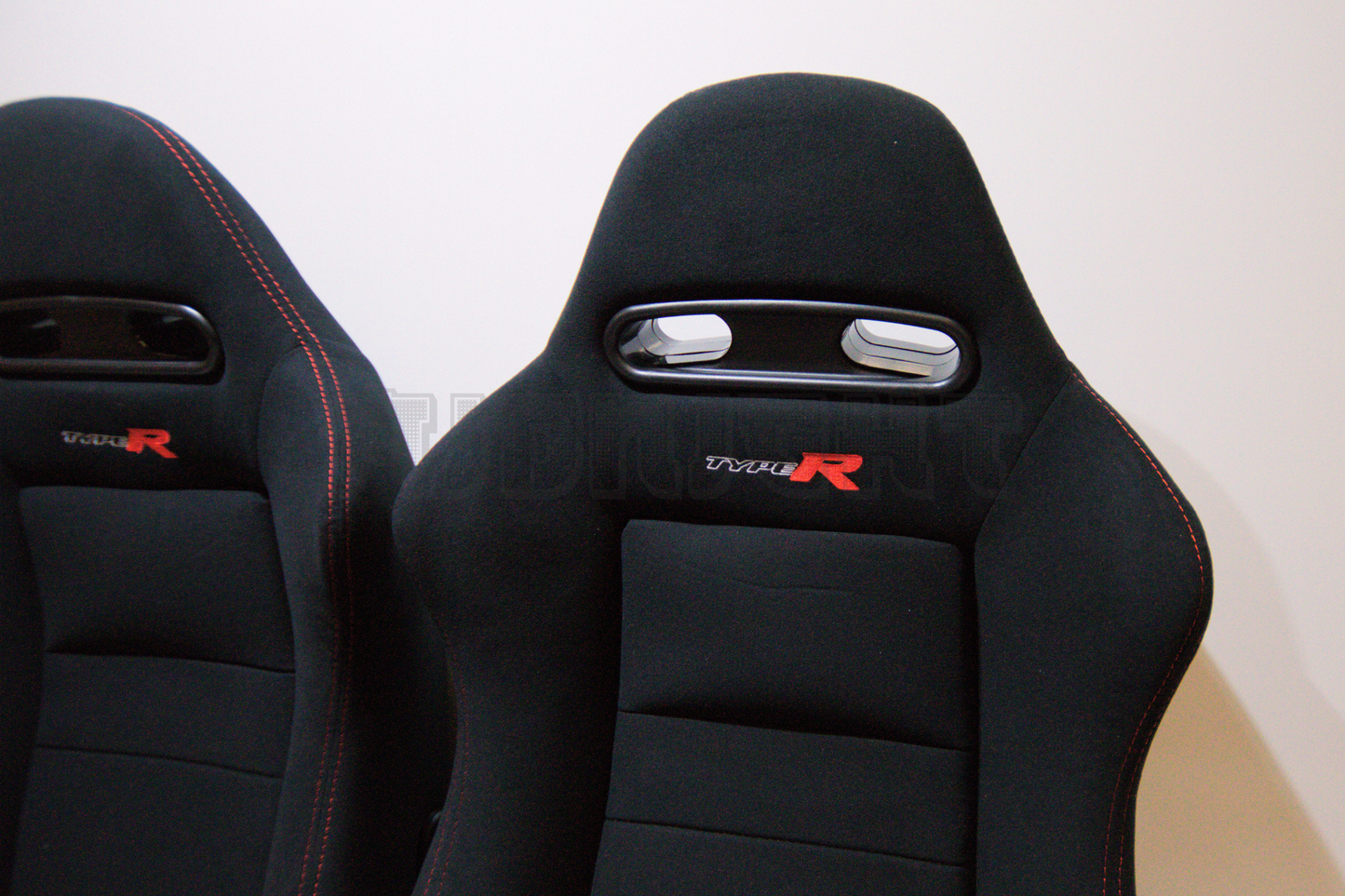 Recaro SR3 Type R Style Black Fabric Reclinable Bucket Seat